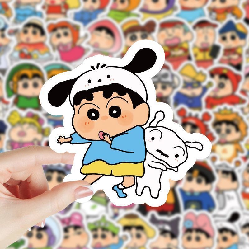 Sticker Sheet Set - Crayon Shin-chan Cartoon Cute 100pcs Sticker