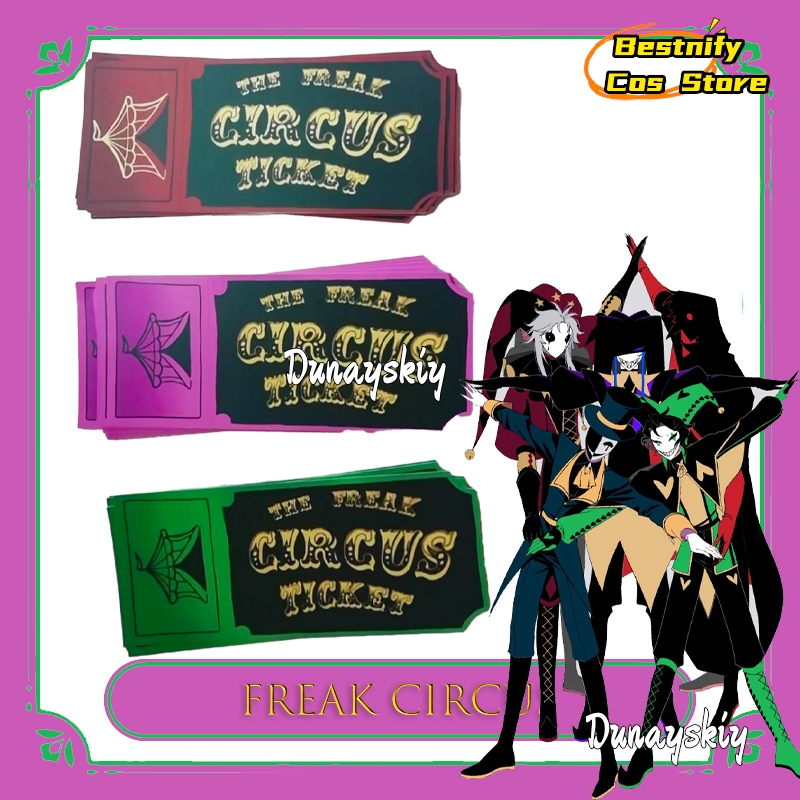 Anime Merchandise Europe - BFreak Circus Ticket Card Red Green