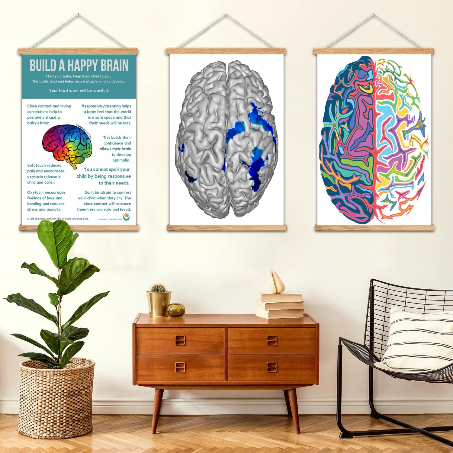 brain Framed Wall Painting Can - огляд і ціна Art Print Framed