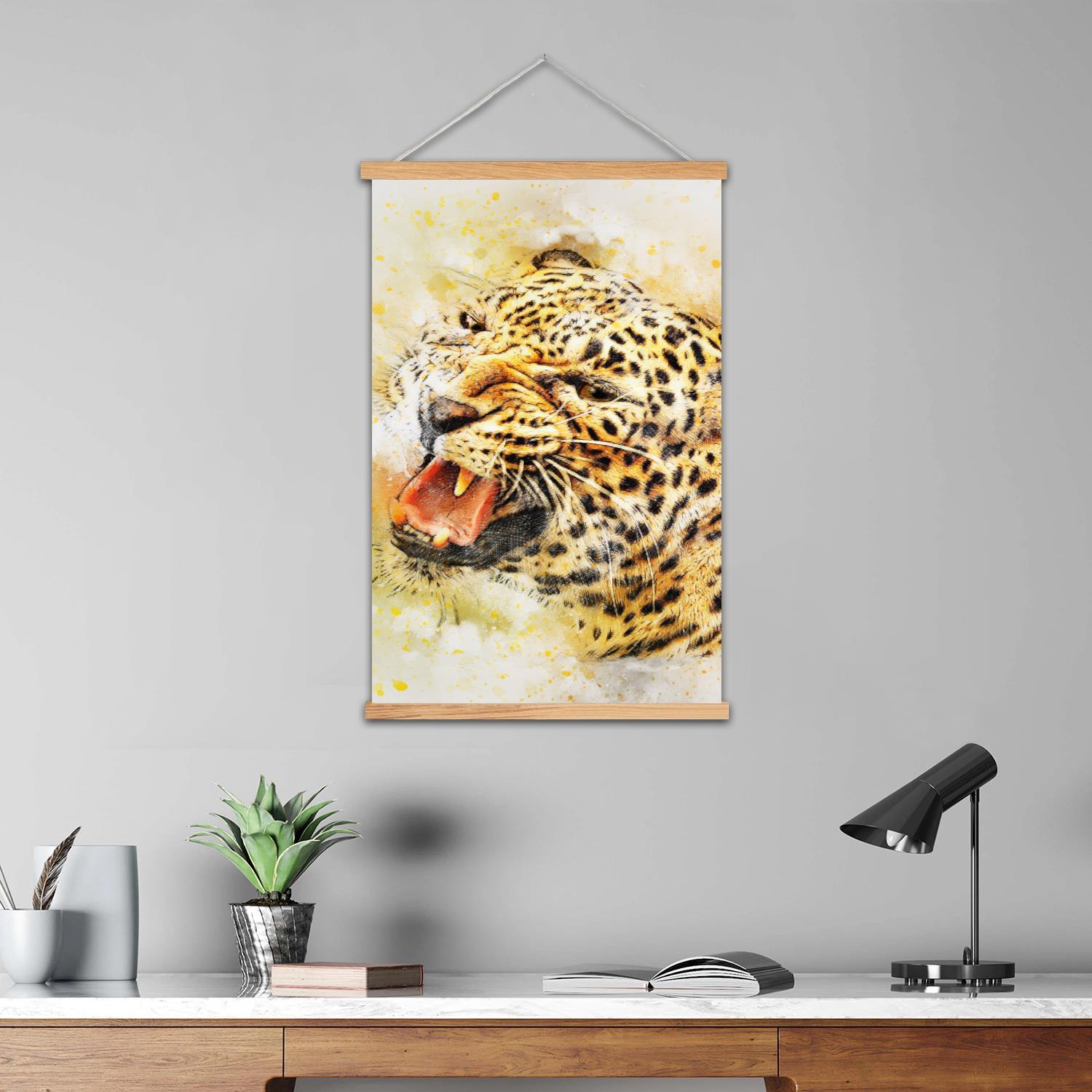 leopard print Framed Wall Pain - огляд і ціна Art Print Framed