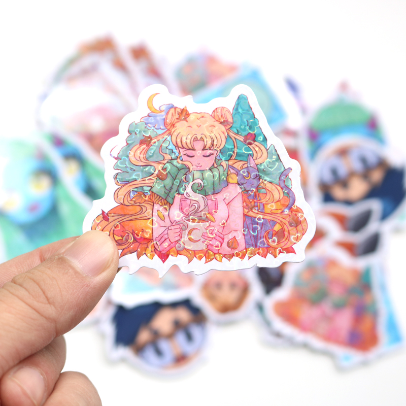 100 Pcs Custom Die Cut Sticker - огляд і ціна Sticker Sheet Set
