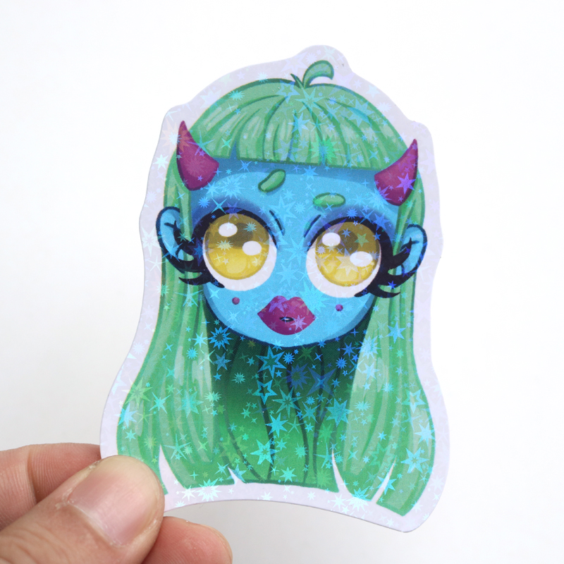 100 Pcs Custom Die Cut Sticker - огляд і ціна Sticker Sheet Set