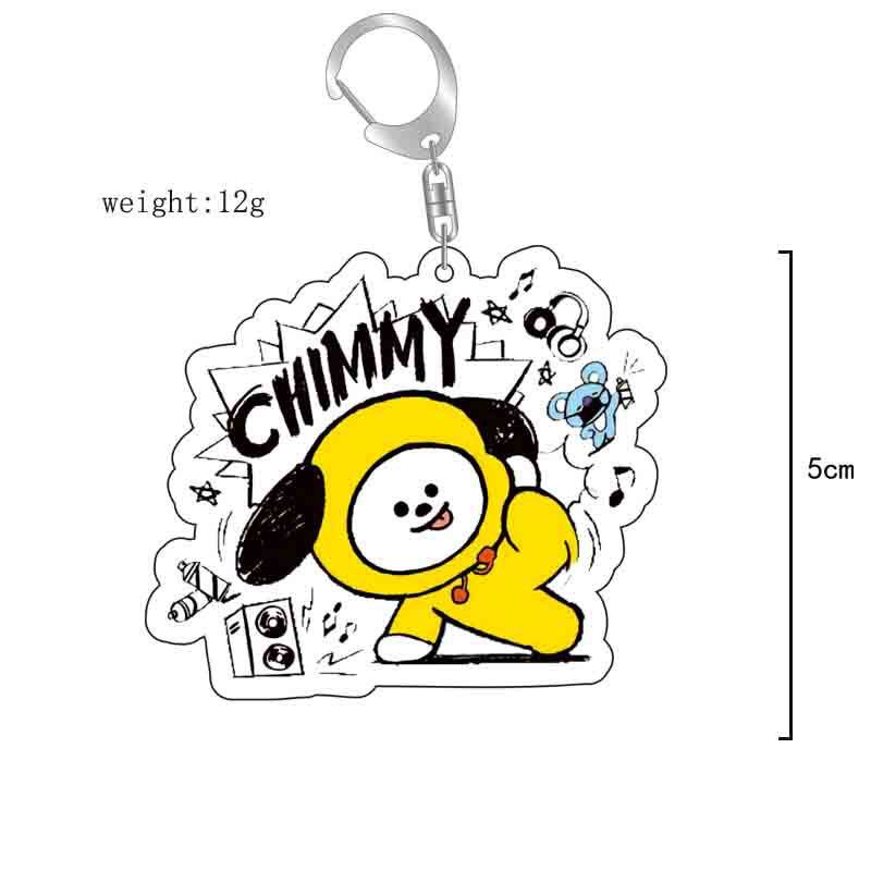 BT21 anime cartoon cute acryli - огляд і ціна Anime Merchandise Wholesale