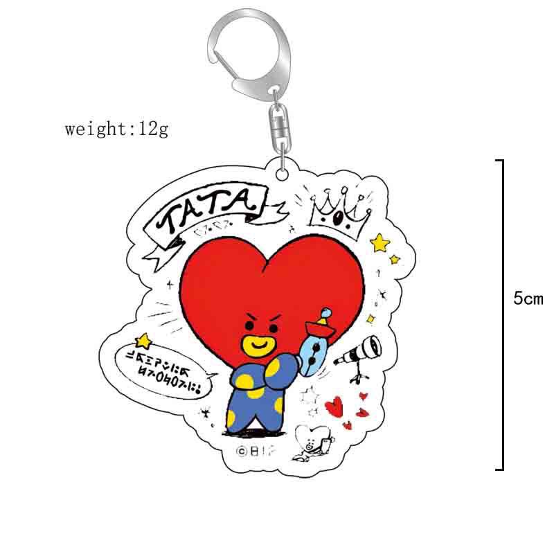 BT21 anime cartoon cute acryli - огляд і ціна Anime Merchandise Wholesale
