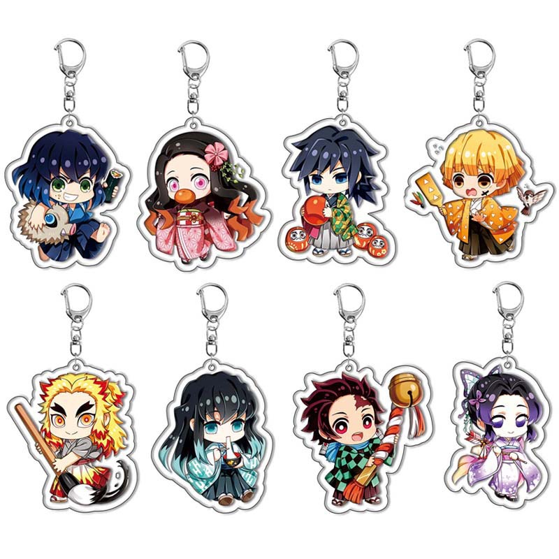 New Demon Slayers Kamado Tanji - огляд і ціна Anime Merchandise Keychain