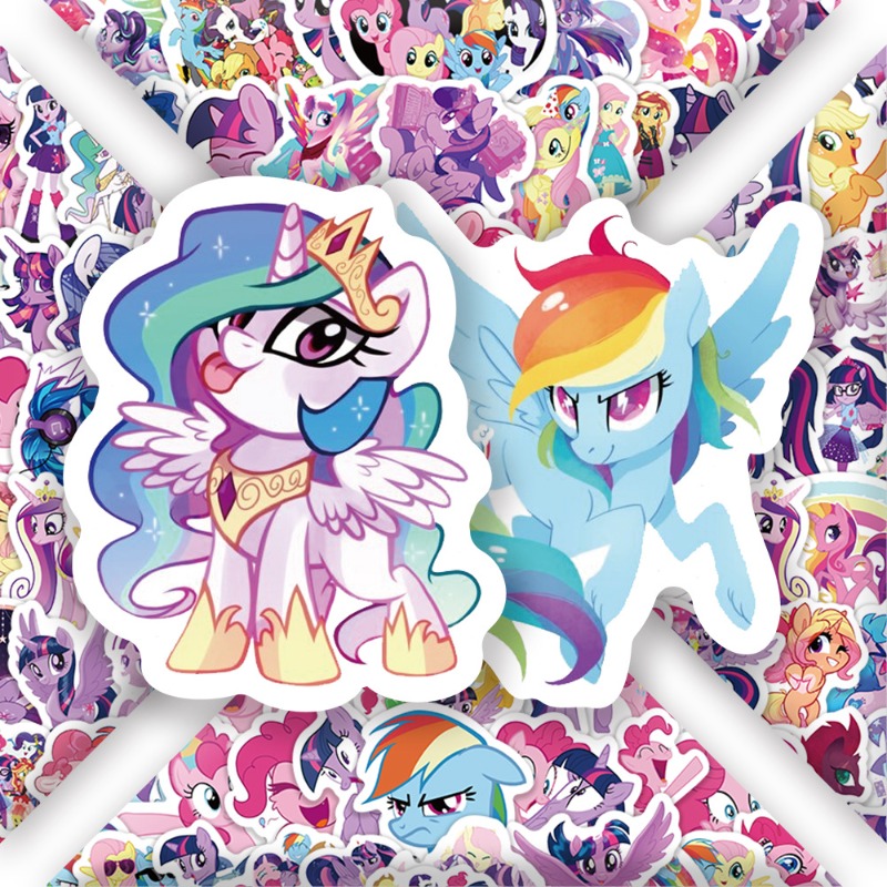 100pcs Cartoon My Little Ponys - огляд і ціна Original Anime Merchandise