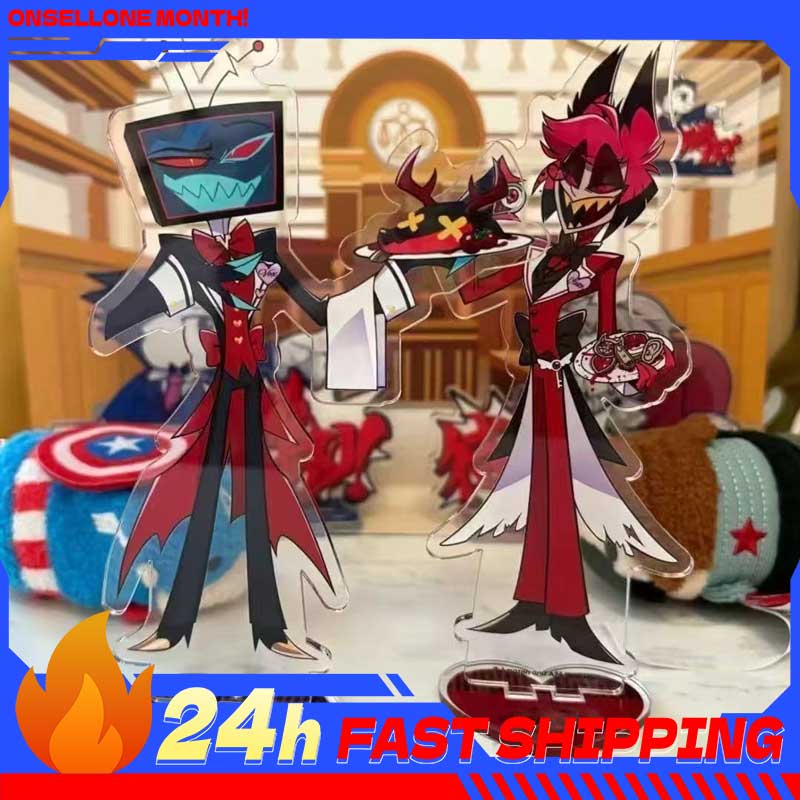 2pcs Hazbin Anime Peripherals  - огляд і ціна Anime Merchandise Toys