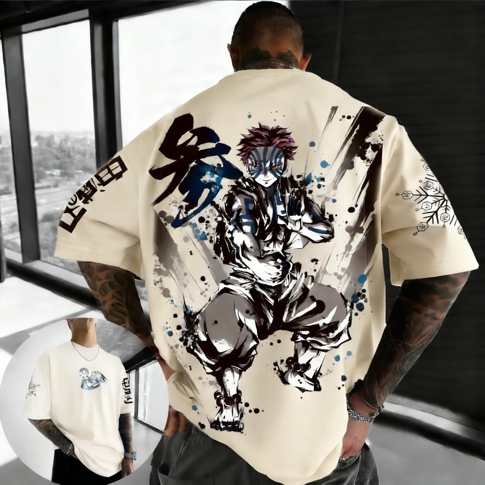 Summer Plus Size Demon Slayer  - огляд і ціна Anime Merchandise Men