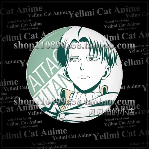 Attack on Titan Levi Ackerman  - огляд і ціна Anime Merchandise Keychain