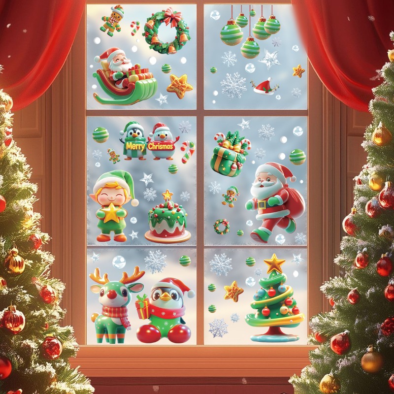 9 Sheets/set of Christmas Tree - огляд і ціна Sticker Sheet Set