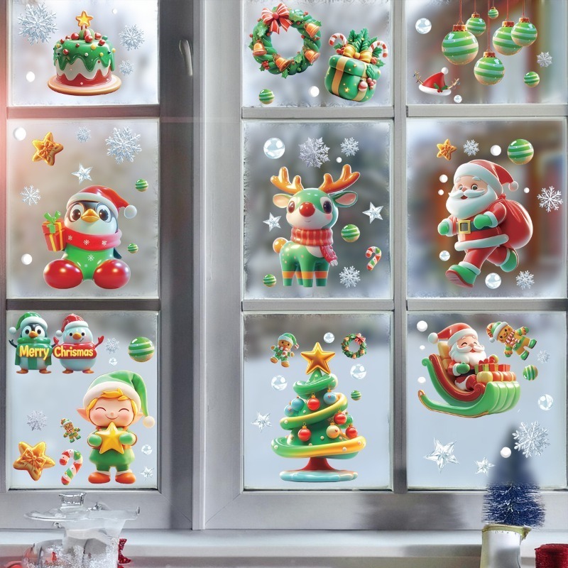 9 Sheets/set of Christmas Tree - огляд і ціна Sticker Sheet Set