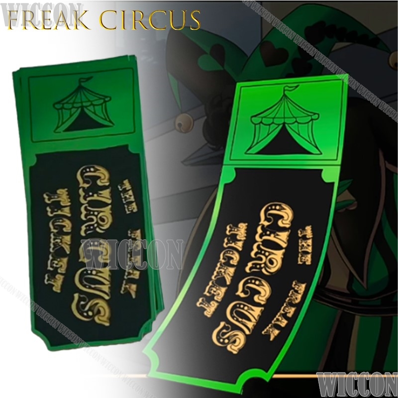 Freak Circus Ticket Card Red G - огляд і ціна Anime Merchandise Europe