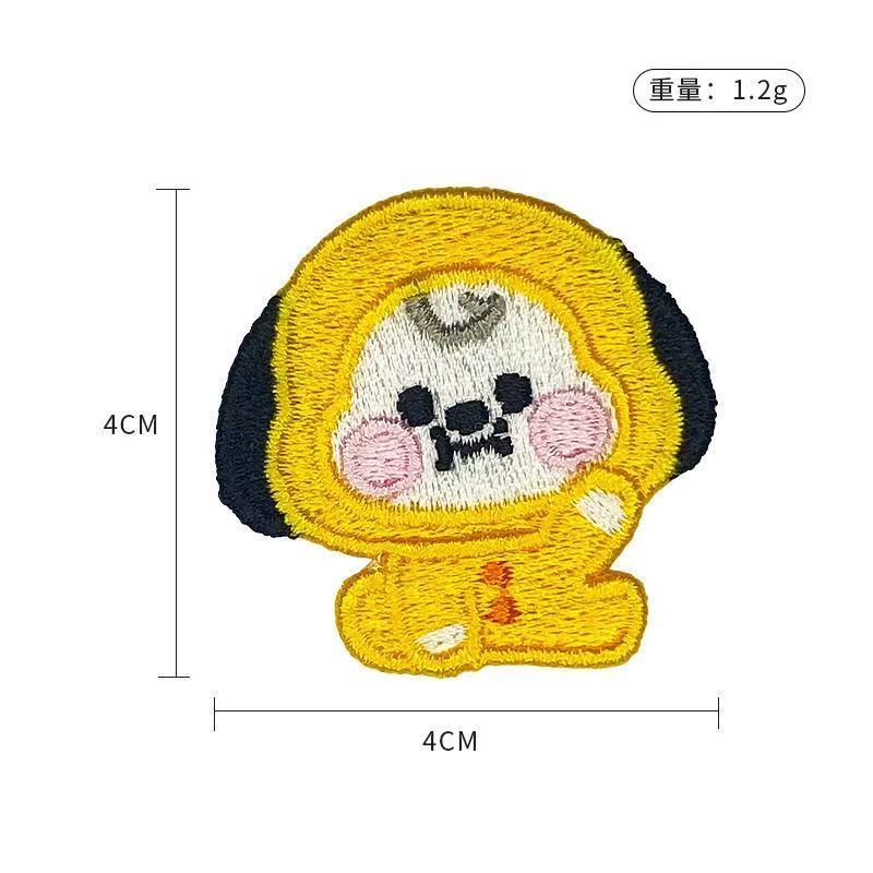 BT21 cartoon cute embroidered  - огляд і ціна Anime Merchandise Wholesale