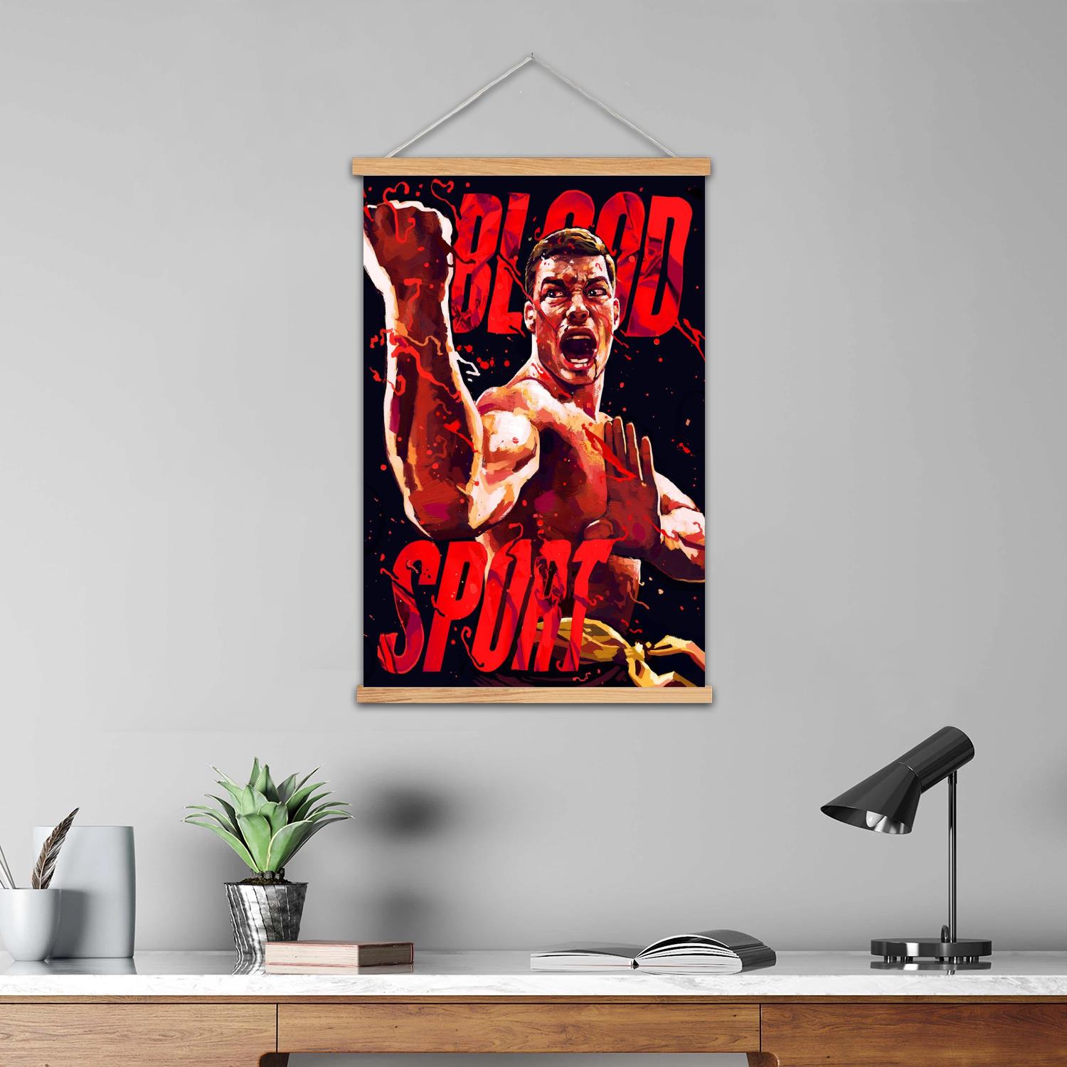 bloodsport Framed Wall Paintin - огляд і ціна Art Print Framed
