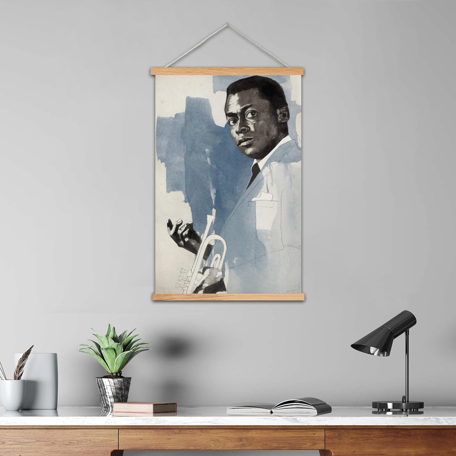 Miles Davis Framed Wall Painti - огляд і ціна Art Print Framed
