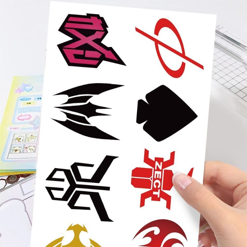 60 Sheets Kamen Rider Logo Sti - огляд і ціна Sticker Sheet Set