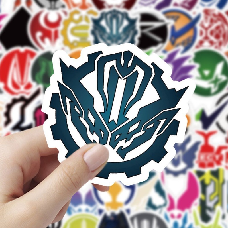 60 Sheets Kamen Rider Logo Sti - огляд і ціна Sticker Sheet Set